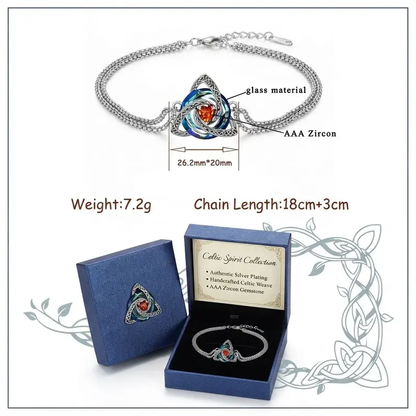 DRINSPER Celtic Knot Bracelet for Women