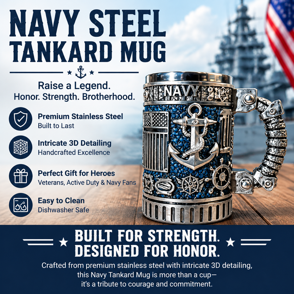Military-Themed 3D Mug Collection
