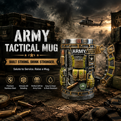 Military-Themed 3D Mug Collection