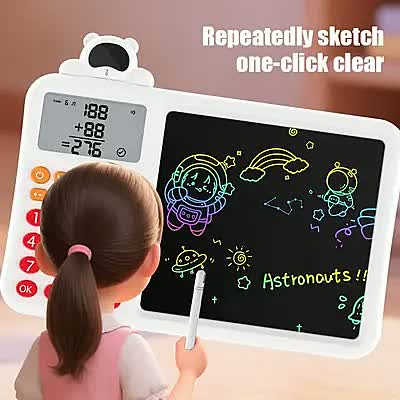 Electronic Math Game with Sketch Pad Educational Math Learning Game for 0 - 6 Years Kids