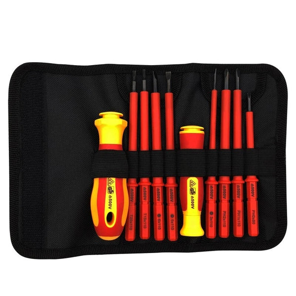 10pcs Insulated Screwdriver Set Electrical Electrician Hand Tool